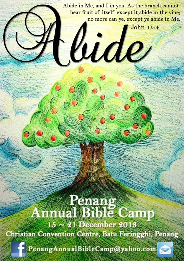 Prayer for Penang Bible Camp 2013